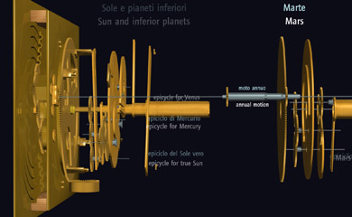 Still from Mogi Vicentini's animation of the Antikythera mechanism (www.mogi-vice.com)